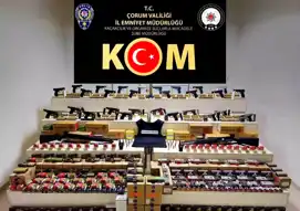 Çorum'da Büyük Silah Operasyonu: 16 Tutuklama