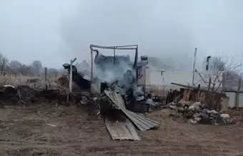 Köy Evini Yakan Yangın