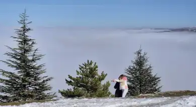 Eski Şehir Sis Perdesinin Ardında Gizlendi
