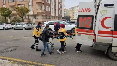 Elektrikli Motosiklet Kazası: Yaşlı Kadın Yaralandı