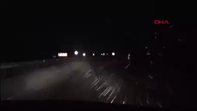 Kentin Yüksek Kesimlerinde Kar Yağışı