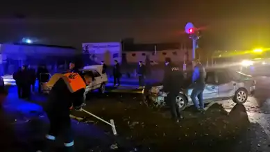 Çorum'da 3 Yaralı Trafik Kazası