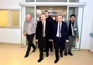 Vali Çalgan, Yaralı Polis Memurunu Ziyaret Etti