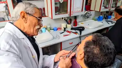 50 Yıllık Berber Dostluğu Oğuzlar'da