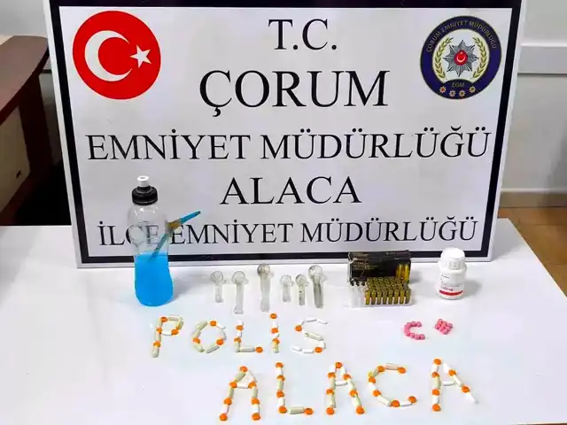 Alaca'da Uyuşturucu Operasyonu: 5 Gözaltı