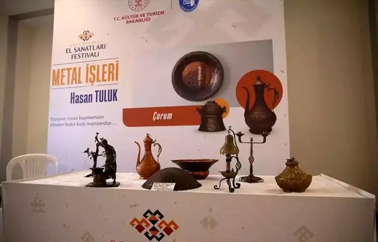Çorum'da Geleneksel El Sanatları Festivali