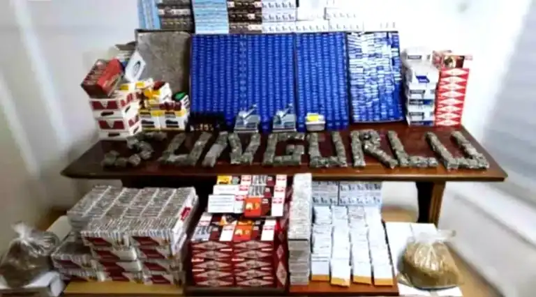 Sungurlu'da Yılbaşı Kaçakçılığı Operasyonu: Binlerce Makaron ve Sahte Alkol Ele Geçirildi